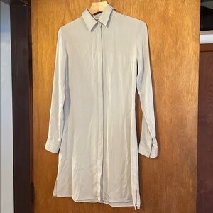The Row Silk Tunic Shirt - Size 4